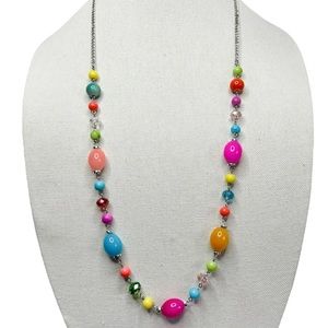 Colorful Glass Bead Necklace
